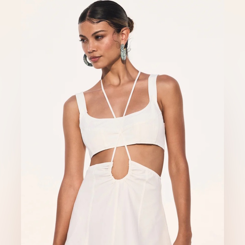 Cult Gaia Eileen Dress - Small - Off White